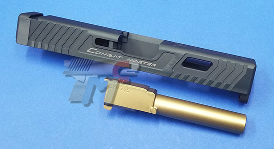 Nova TTI Style Aluminum Slide Set for Marui Glock 19 - Click Image to Close